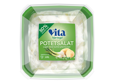Vita hjertego' Potetsalat