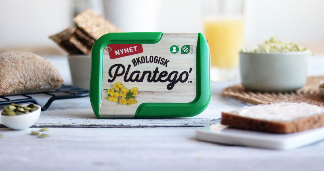 plantego' på kjøkkenbord