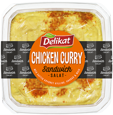 Delikat chicken curry sandwichsalat