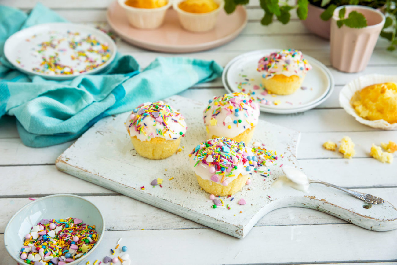 Saftige og smakfulle lyse muffins Oppskrift fra Melange