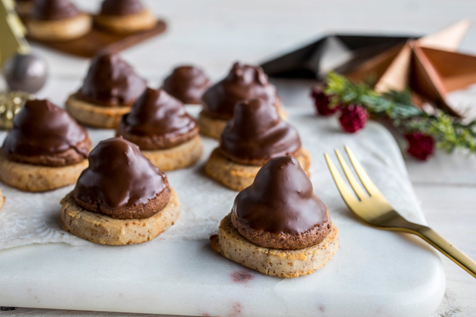 Sarah Bernhard julekake. Foto.