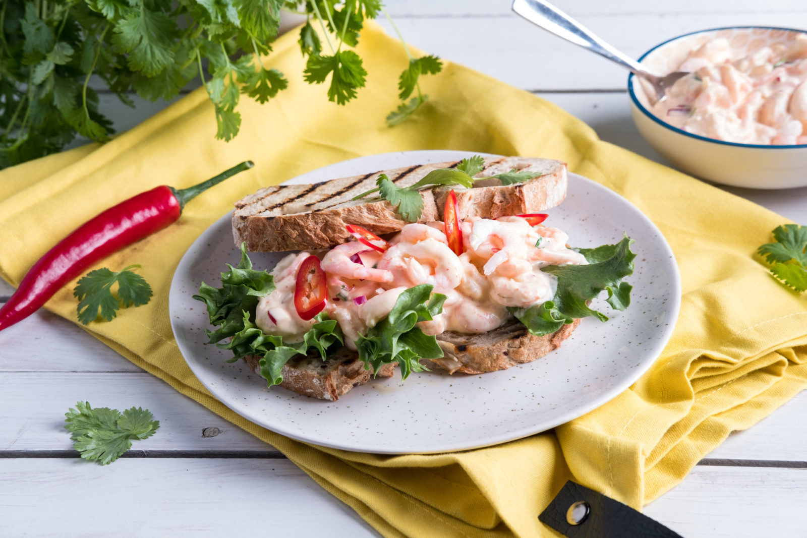 Rekesalat Med Mango Og Agurk