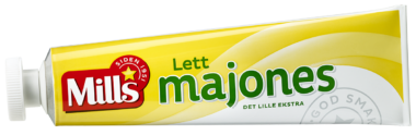 Mills Lettmajones på tube. Foto.