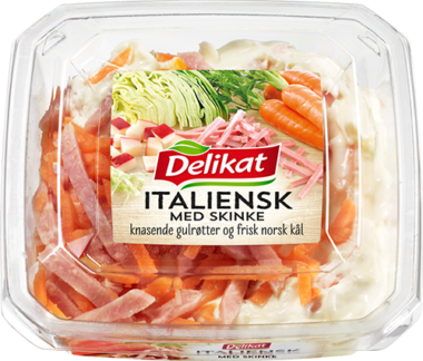Italiensk salat med skinke