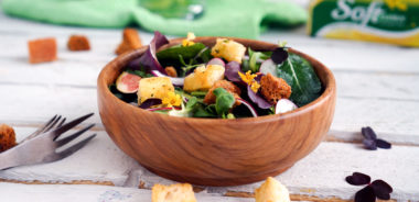 hjemmelagde krutonger i salat