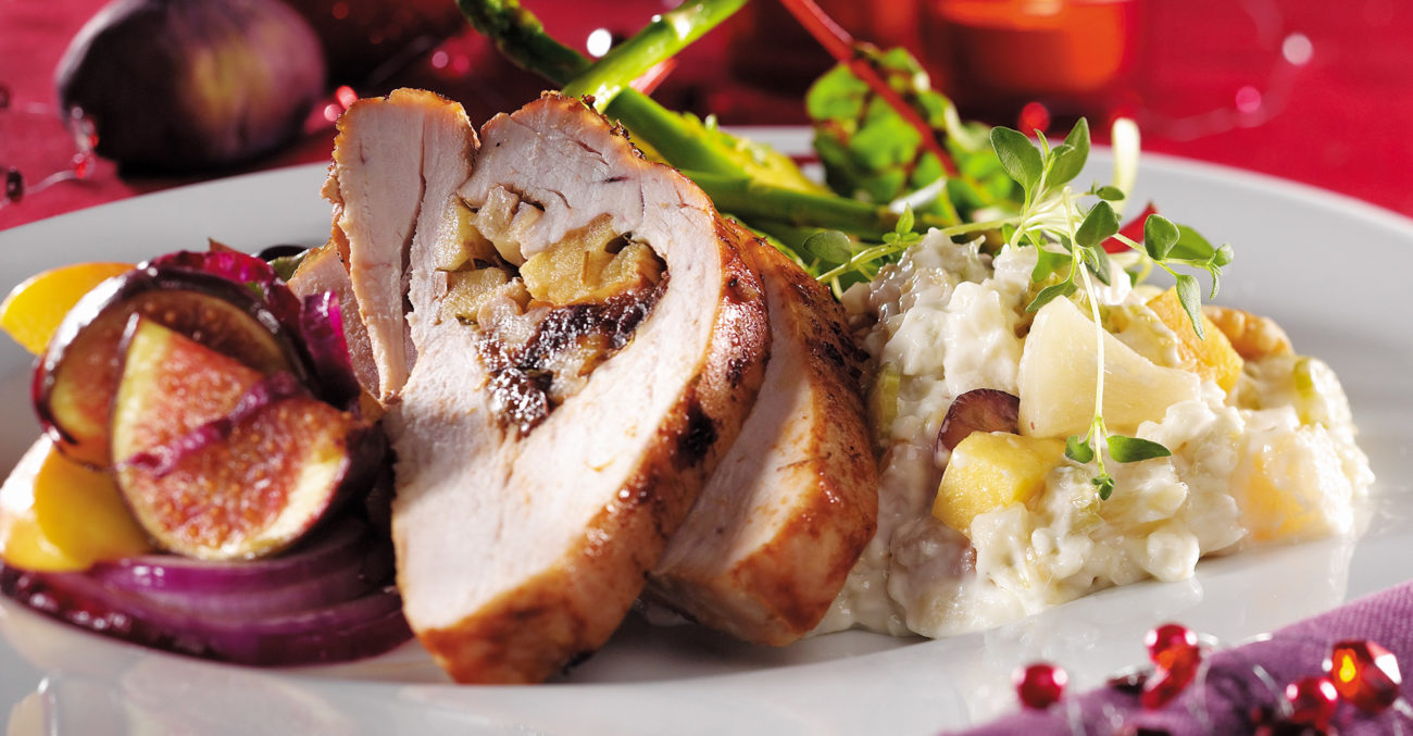 Delikat waldorfsalat med kalkun
