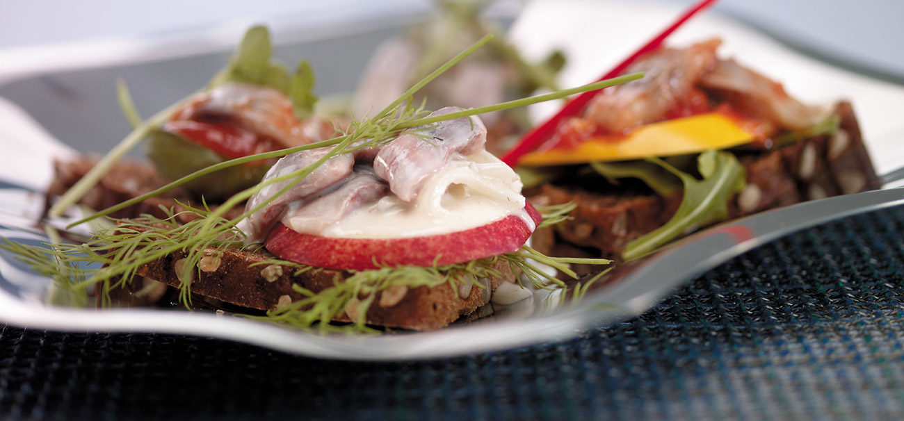 Delikat Sild på grovt brød