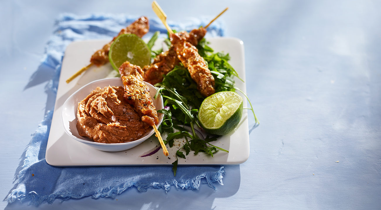 Kylling med Mills Peanut butter saus