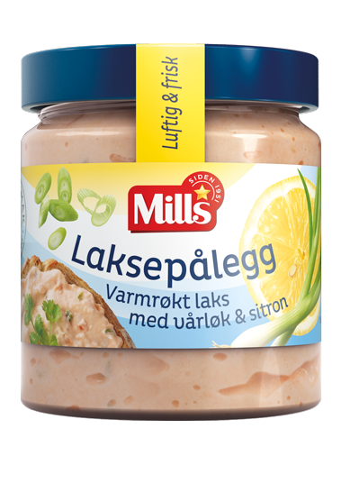Laksepålegg med vårløk og sitron