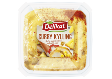 Curry kyllingsalat. Pakningsbilde.