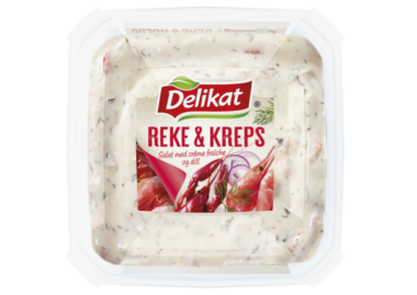 Delikat reke- og krepsesalat