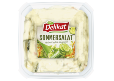 Delikat Sommersalat. Pakningsbilde.