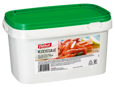 Delikat Vestkystsalat 2.5 kg