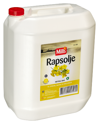 Mills rapsolje 10 l