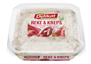 Delikat Reke og kreps salat