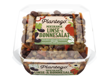 Meksikansk linse- og bønnesalat