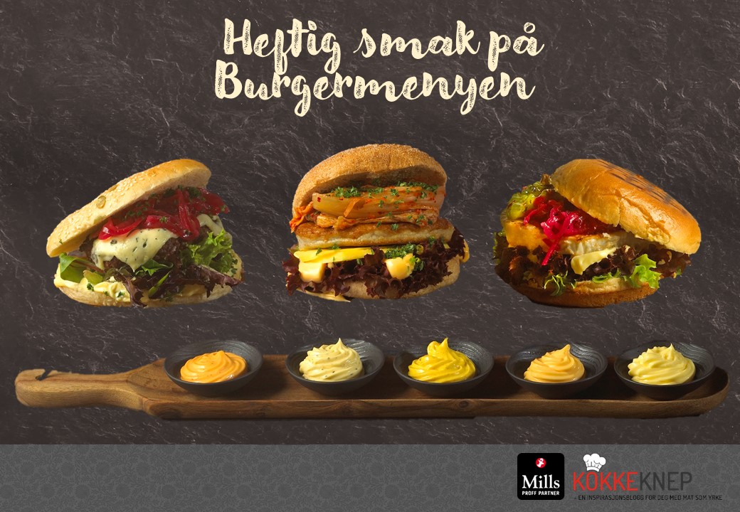Heftrig smak på burgemenyen. Kompendie forside